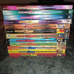 2003 Shonen Jump Manga - Lot of 12 - Rare Discontinued Vintage + 1st Issue